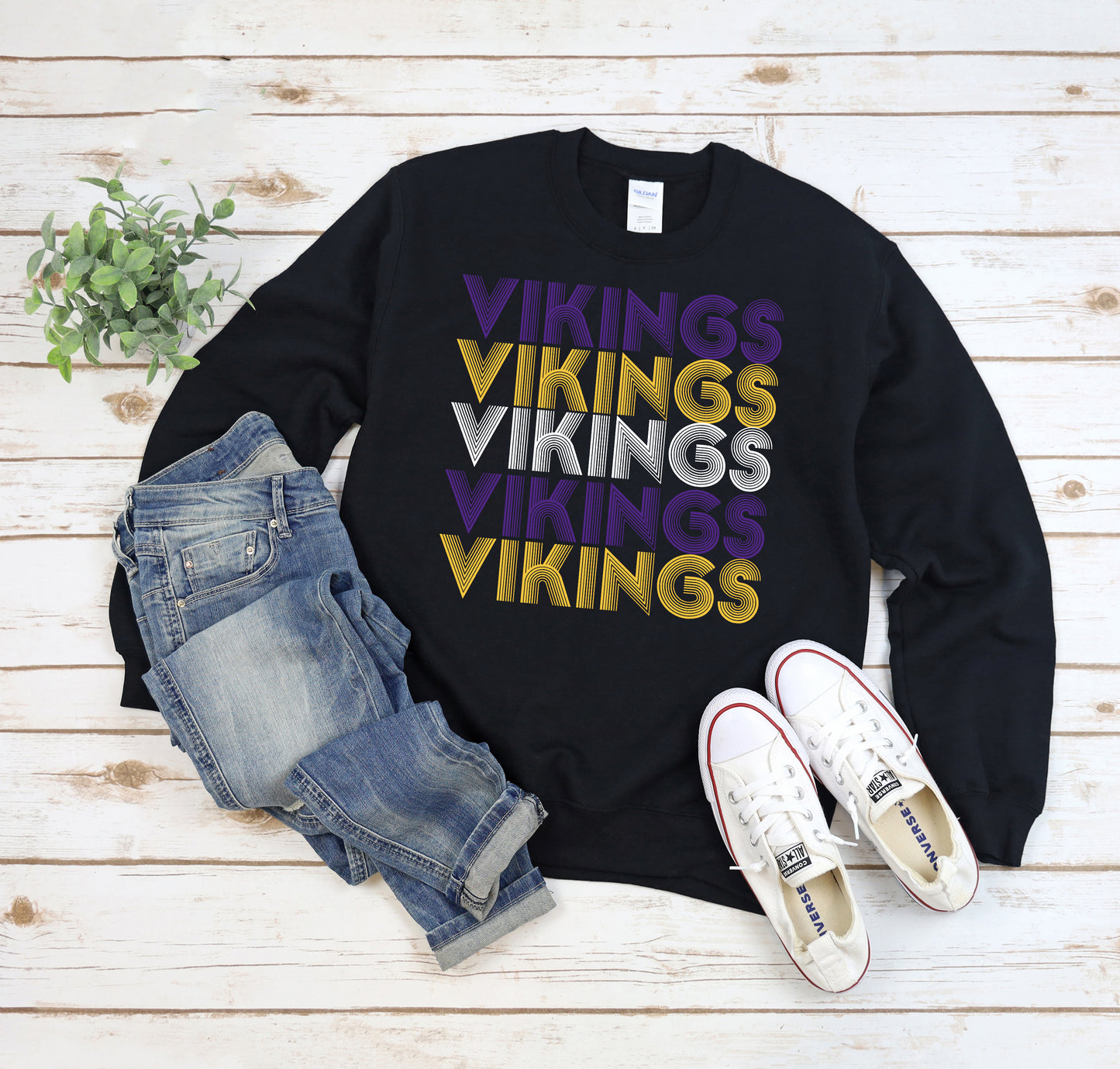 Retro Vikings Tee