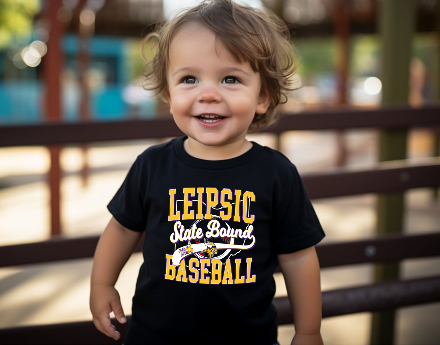 Vikings Toddler Black