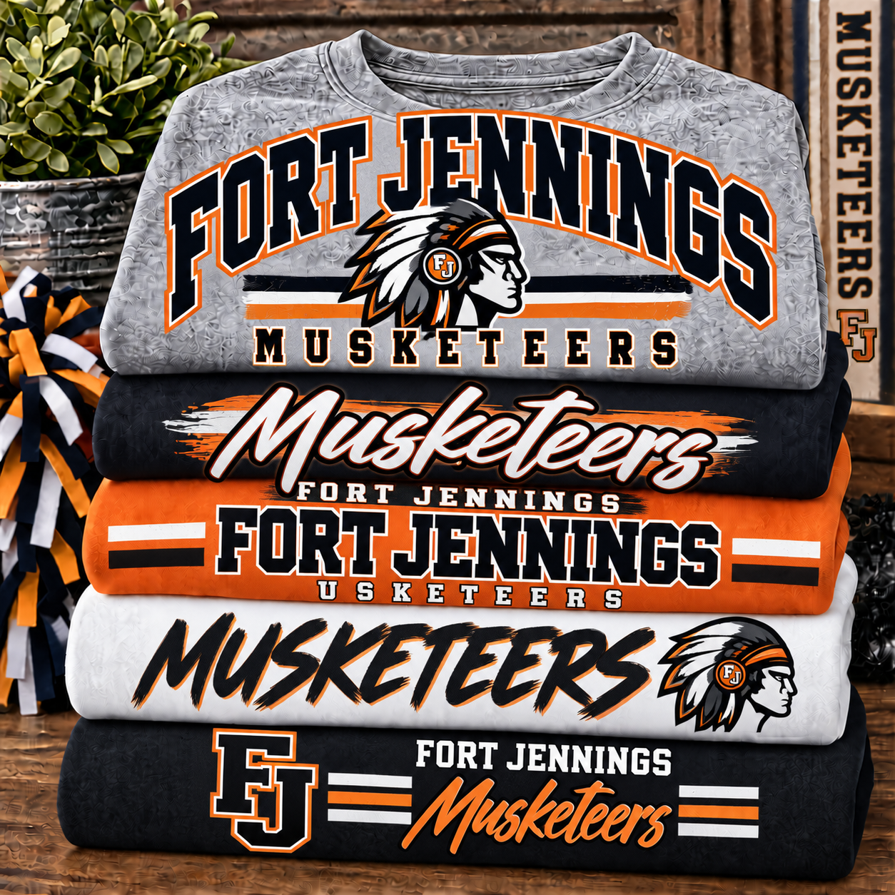 Mystery Fort Jennings Musketeers Spirit Bundles