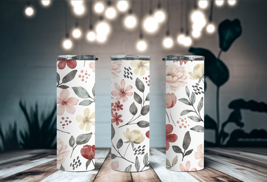 Floral 20 oz Tumbler