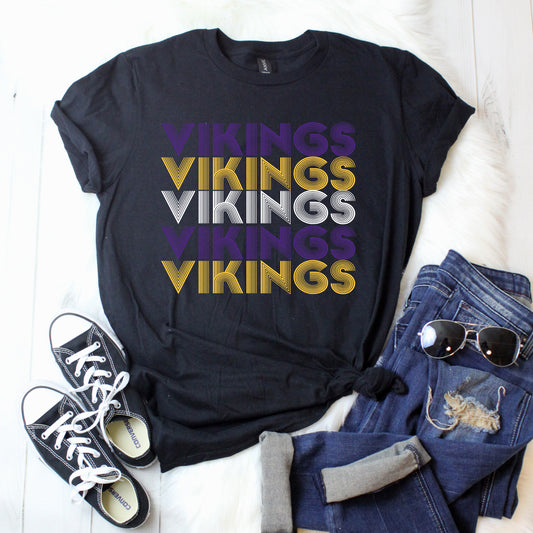 Retro Vikings Tee
