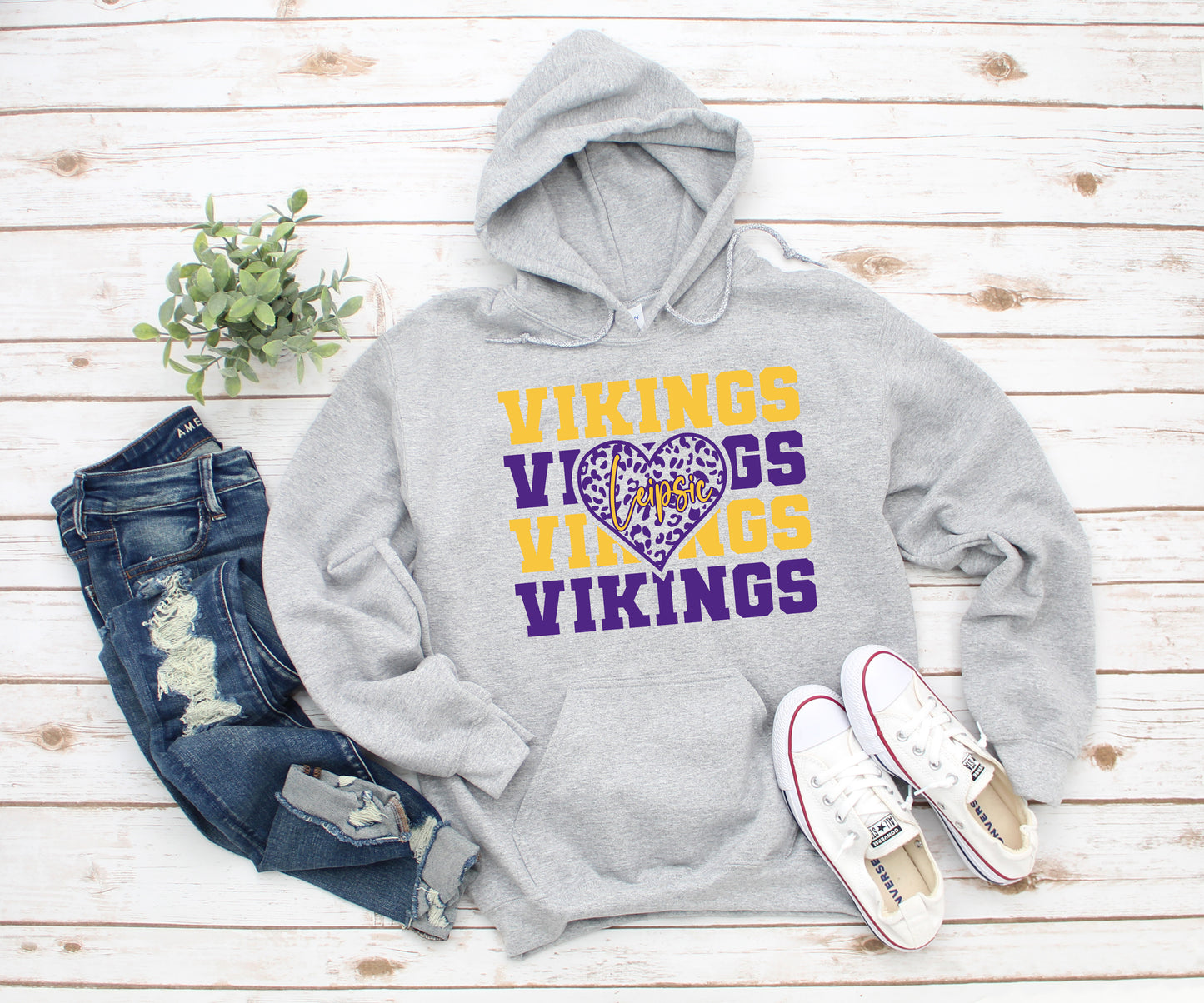 Stacked Vikings Heart