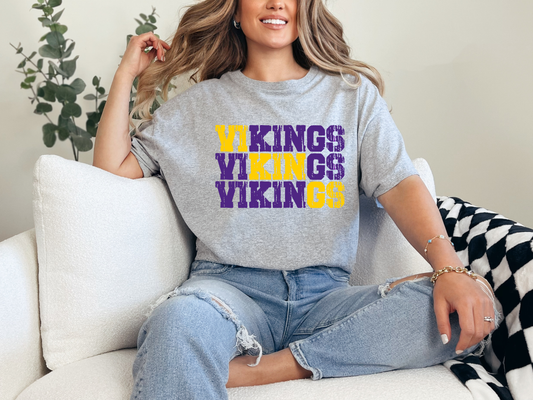 Triple Vikings Tee